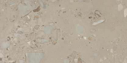 24x48 Sand And Stone Fragment Shard  Natural Stone-Look Satin Smooth Porcelain Tile Taupe Gray