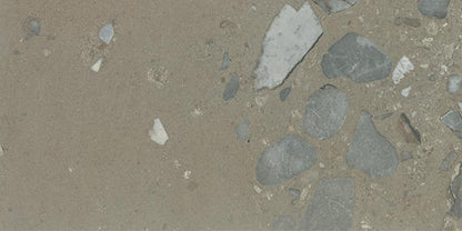 24x48 Sand And Stone Fragment Shard  Natural Stone-Look Satin Smooth Porcelain Tile Taupe Brown