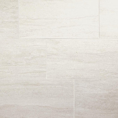 24x48 Haddonstone  Natural Stone-Look Polished Smooth Porcelain Tile Peony Beige