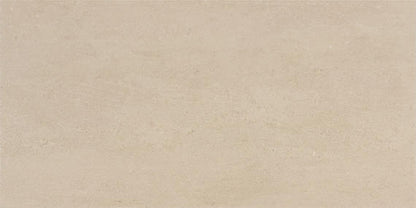 24x48 Theoretical Evolved  Stepwise Concrete-Look Matte Smooth Porcelain Tile Cream