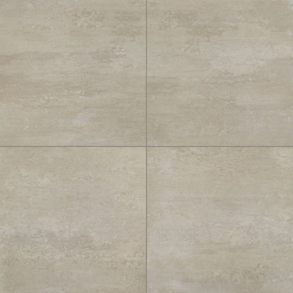 24x48 Theoretical Evolved Stepwise Concrete-Look Matte Smooth Porcelain Tile