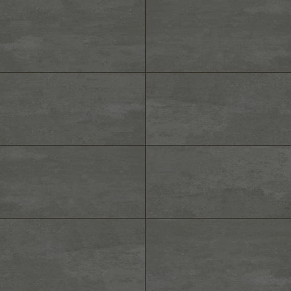 24x48 Theoretical Evolved  Stepwise Concrete-Look Matte Smooth Porcelain Tile Gray