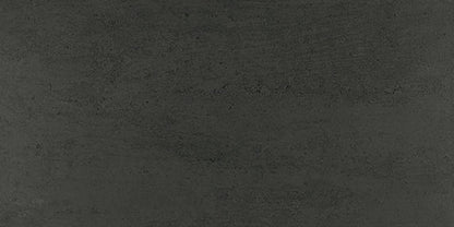 24x48 Theoretical Evolved  Stepwise Concrete-Look Matte Smooth Porcelain Tile Black