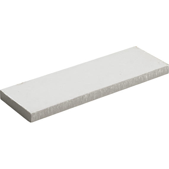 2x6 Rice  Natural Natural-Look Glossy Smooth Porcelain Tile Dusty White
