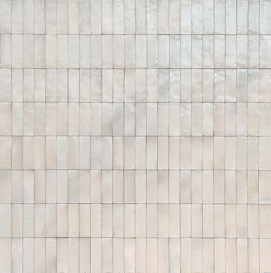 2x6 Rice  Natural Natural-Look Glossy Smooth Porcelain Tile Concrete Gray