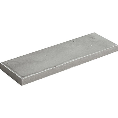 2x6 Rice  Natural Natural-Look Glossy Smooth Porcelain Tile Soft Gray