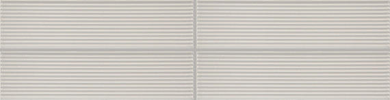 2x8 Color Story Pinstripes  Natural Solid-Color Glossy 3D-Geometric Fluted Ceramic Tile Light Gray
