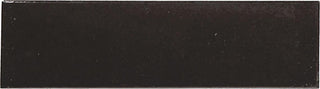 Deep Brown - 2x8 Conrad Brick Patterned Stone-Look Glossy Smooth Porcelain Tile