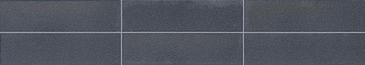 2x8 Inyo  Natural Fabric-Look Satin Smooth Porcelain Tile Charcoal Black
