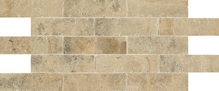 2x8 Brickwork Linear Natural Stone-Look Matte Textured Porcelain Tile