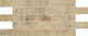 2x8 Brickwork Linear  Natural Stone-Look Matte Textured Porcelain Tile Beige Brown