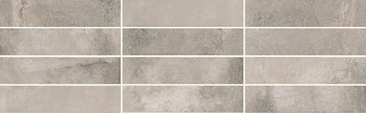 2x9 Cotto Revival  Natural Stone-Look Matte Smooth Porcelain Tile Ash Gray