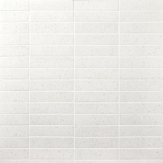 2x9 Curation Linear  Natural Mixed-Material Look Matte Smooth Porcelain Tile Light White