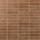 2x9 Curation Linear  Natural Mixed-Material Look Matte Smooth Porcelain Tile Warm Brown