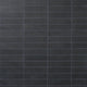 2x9 Curation Linear  Natural Mixed-Material Look Matte Smooth Porcelain Tile Dark Charcoal