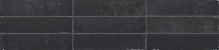 Dark Charcoal - 2x9 Curation Stacked Mixed-Color Look Matte Smooth Porcelain Tile
