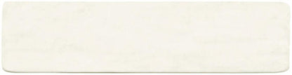 3x12 Artcrafted  Handcrafted Solid-Color Glossy Smooth Ceramic Tile Cream White
