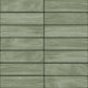 3x12 Artcrafted  Handcrafted Solid-Color Glossy Smooth Ceramic Tile Light Green