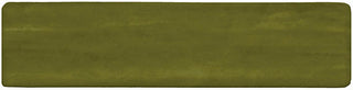 Deep Green - 3x12 Artcrafted Handcrafted Solid-Color Glossy Smooth Ceramic Tile
