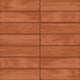 3x12 Artcrafted  Handcrafted Solid-Color Glossy Smooth Ceramic Tile Terracotta Red