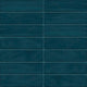 3x12 Artcrafted  Handcrafted Solid-Color Glossy Smooth Ceramic Tile Ocean Blue