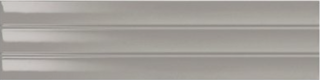 3x12 Upscension Natural Concrete-Look Glossy Rippled Porcelain Tile