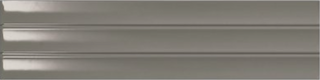 3x12 Upscension Natural Concrete-Look Glossy Rippled Porcelain Tile