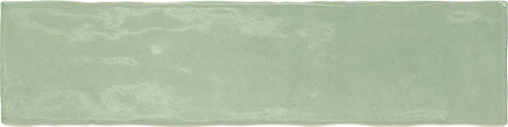 3x12 Zellige Neo  Handcrafted Mixed-Color Glossy Smooth Ceramic Tile Blue Green Mix