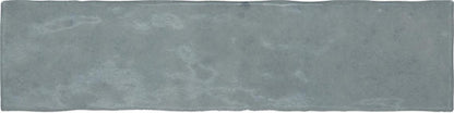3x12 Zellige Neo  Handcrafted Mixed-Color Glossy Smooth Ceramic Tile Sky Blue