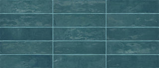 3x12 Zellige Neo Handcrafted Mixed-Color Glossy Smooth Ceramic Tile