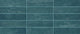 3x12 Zellige Neo  Handcrafted Mixed-Color Glossy Smooth Ceramic Tile Blue Green