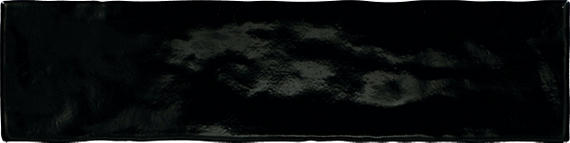 3x12 Zellige Neo  Handcrafted Mixed-Color Glossy Smooth Ceramic Tile Dark Gray