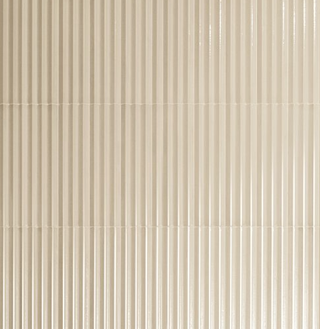 Caramel Brown - 3x12 Upscension Natural Concrete-Look Glossy Wavy Porcelain Tile