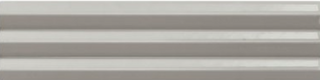 3x12 Upscension Natural Concrete-Look Glossy Wavy Porcelain Tile