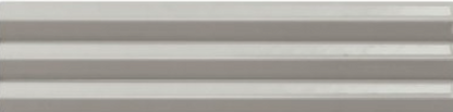 3x12 Upscension  Natural Concrete-Look Glossy Wavy Porcelain Tile Smoky Gray