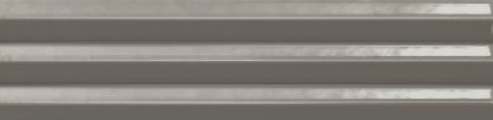 3x12 Upscension  Natural Concrete-Look Glossy Wavy Porcelain Tile Light Gray