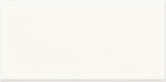 3x6 Retrospace Remix  Natural Solid-Color Glossy Undulated Ceramic Tile Pure White