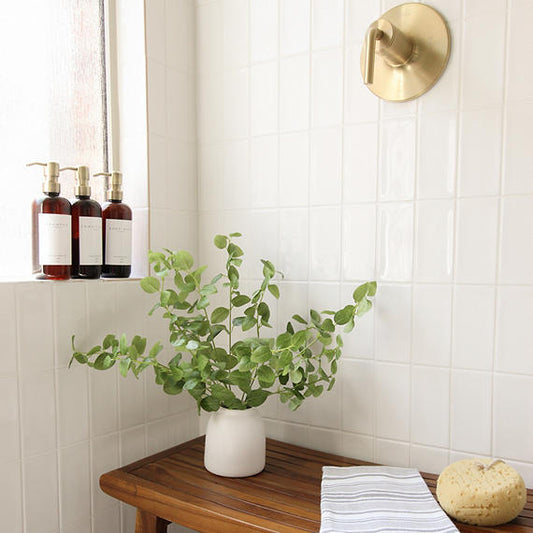 3x6 Retrospace Remix Natural Solid-Color Glossy Undulated Ceramic Tile