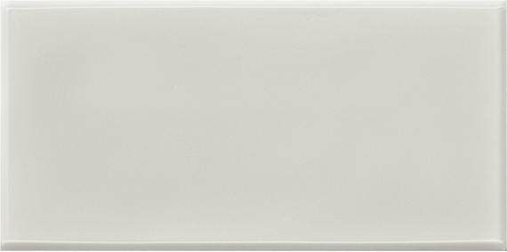 3x6 Retrospace Remix  Natural Solid-Color Glossy Undulated Ceramic Tile Light Gray