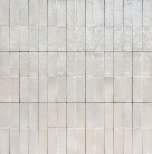 3x8 Rice  Natural Natural-Look Glossy Smooth Porcelain Tile Concrete Gray