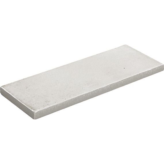 3x8 Rice  Natural Natural-Look Glossy Smooth Porcelain Tile Concrete Gray