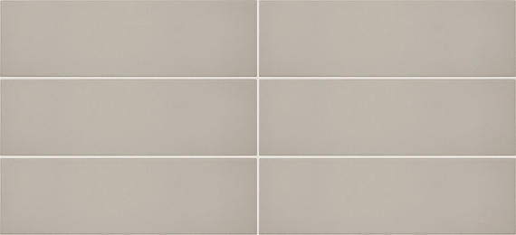 4x12 Stencil  Natural Solid-Color Matte Smooth Porcelain Tile Soft Beige