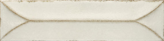 31/2x15 Terramater Fluted  Mosaic Solid-Color Glossy Wavy Porcelain Tile Off White