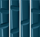 4x16 Idiosync 3D-Geometric Sculpted Solid-Color Glossy Undulated Ceramic Tile