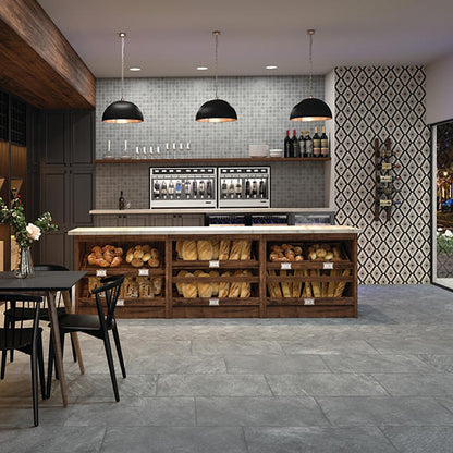 4x8 Solstice  Natural Stone-Look Matte Smooth Porcelain Tile Autumn Gray