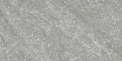 4x8 Solstice  Natural Stone-Look Matte Smooth Porcelain Tile Silver Gray