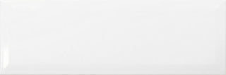 Bright White - 6x18 Annapolis Remix Natural Solid-Color Glossy Beveled Ceramic Tile