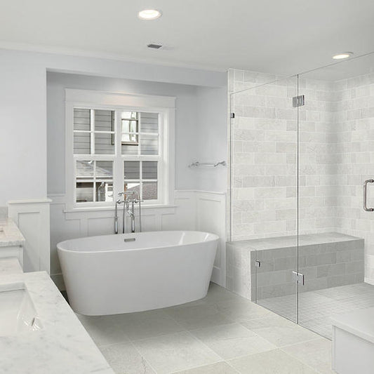 6x18 Stone Theory Natural Stone-Look Satin Smooth Porcelain Tile