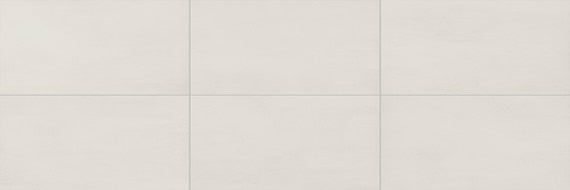 6x24 Synchronic  Natural Concrete-Look Matte Smooth Porcelain Tile Pure White