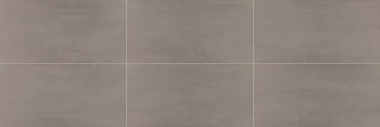 6x24 Synchronic  Natural Concrete-Look Matte Smooth Porcelain Tile Light Gray